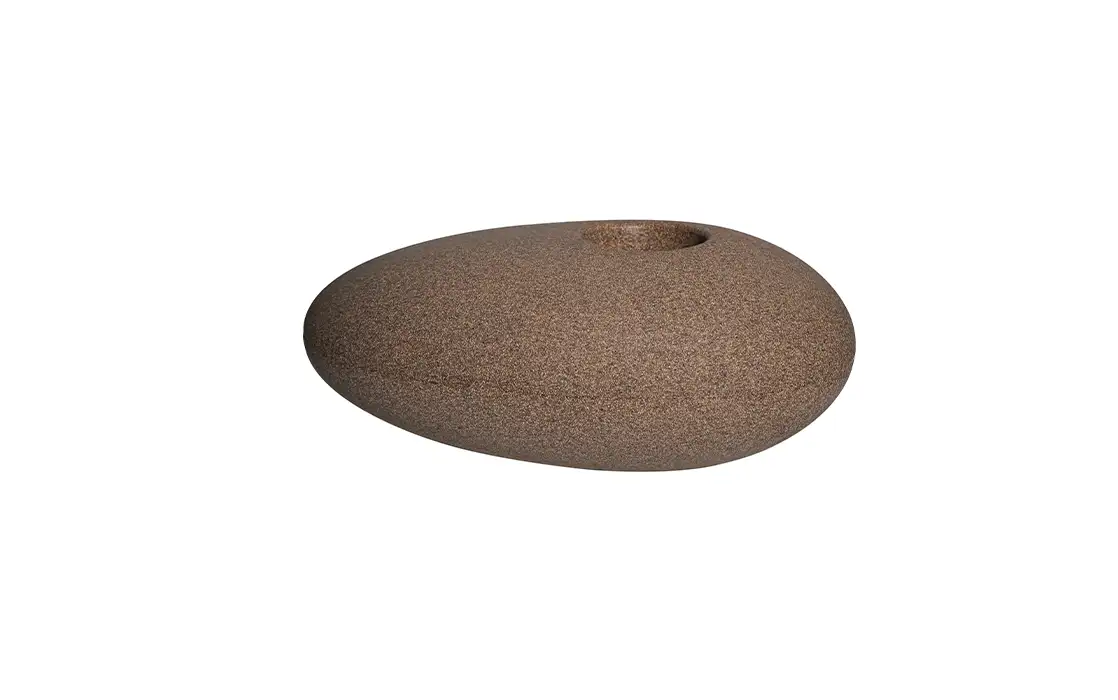 Tokyo Short Illuminated Round Planter front